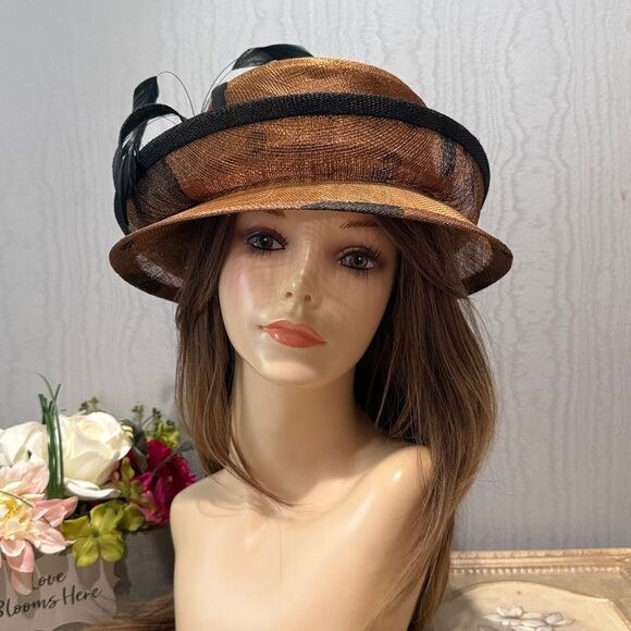 Vintage Soprattutto Cappelli Hat Made in Italy Derby Horse Races One Size - Picture 2 of 16